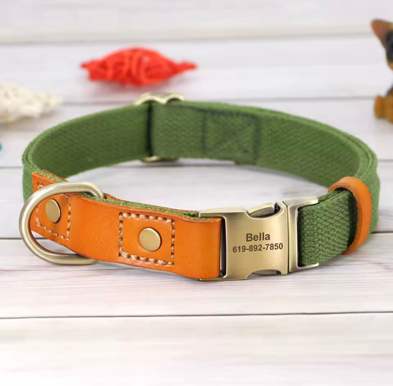 Personalisiertes Hundehalsband "Amsterdam"