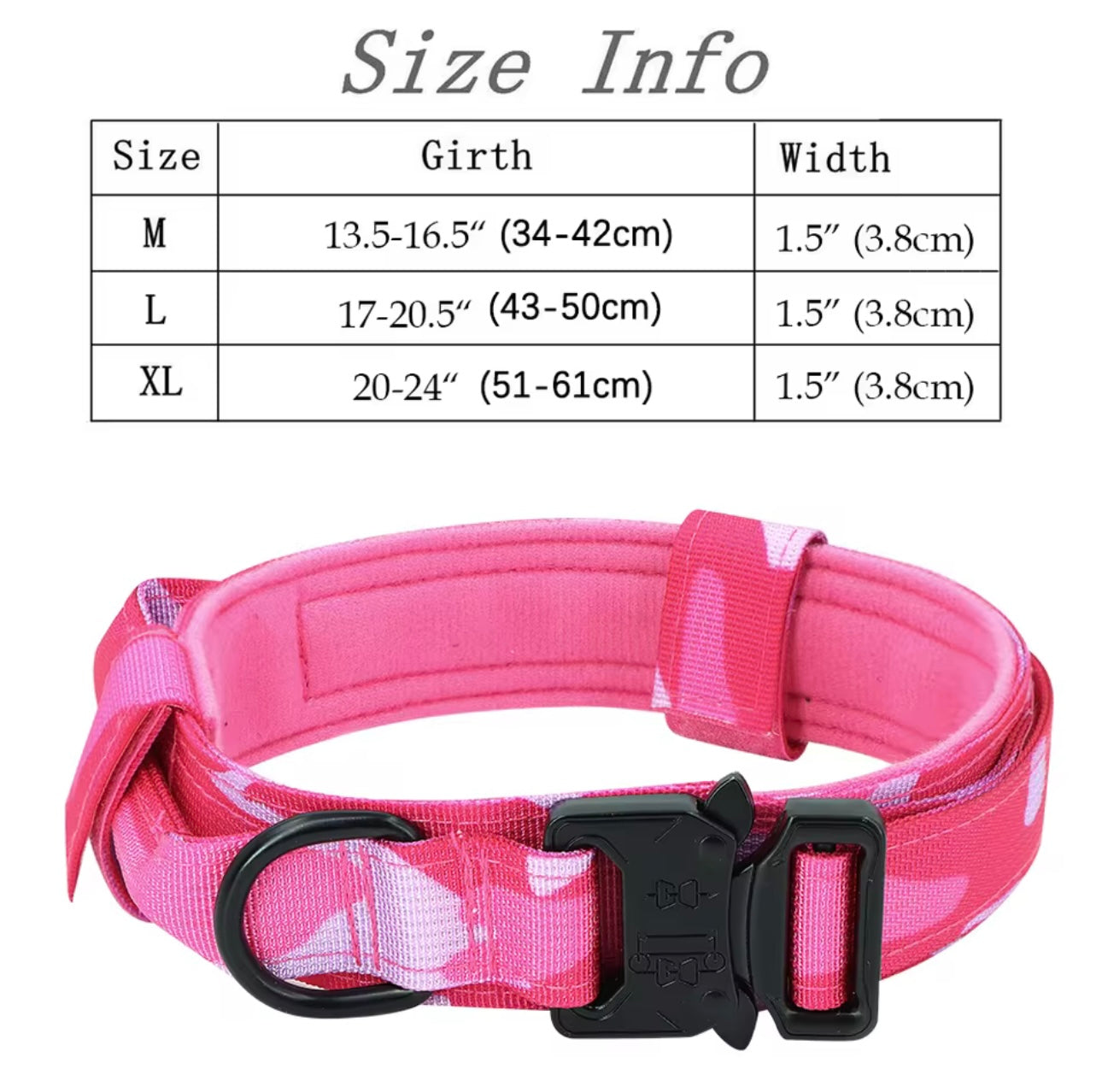 Taktisches Halsband "Military rose"